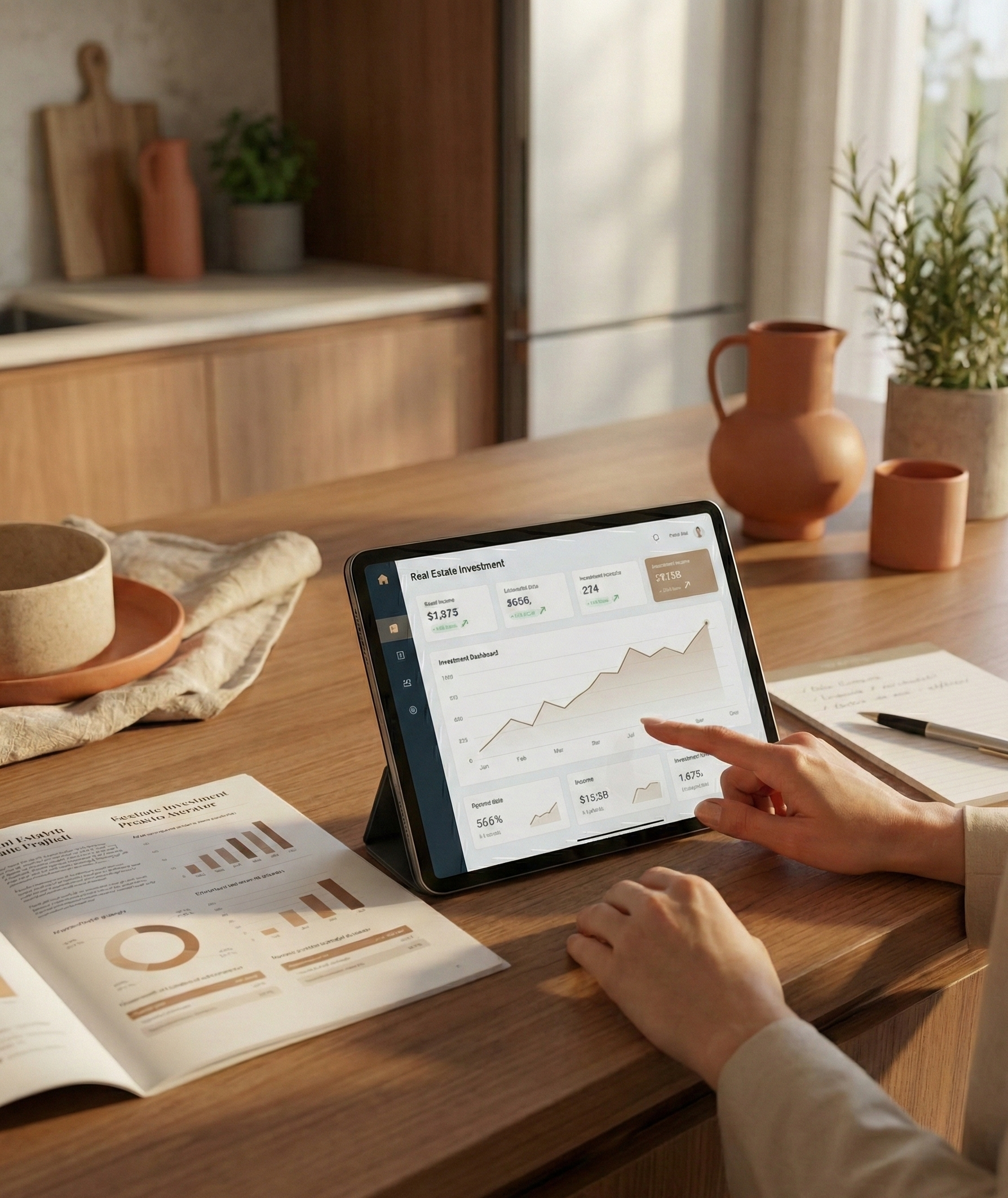 Real estate analytics and graphs